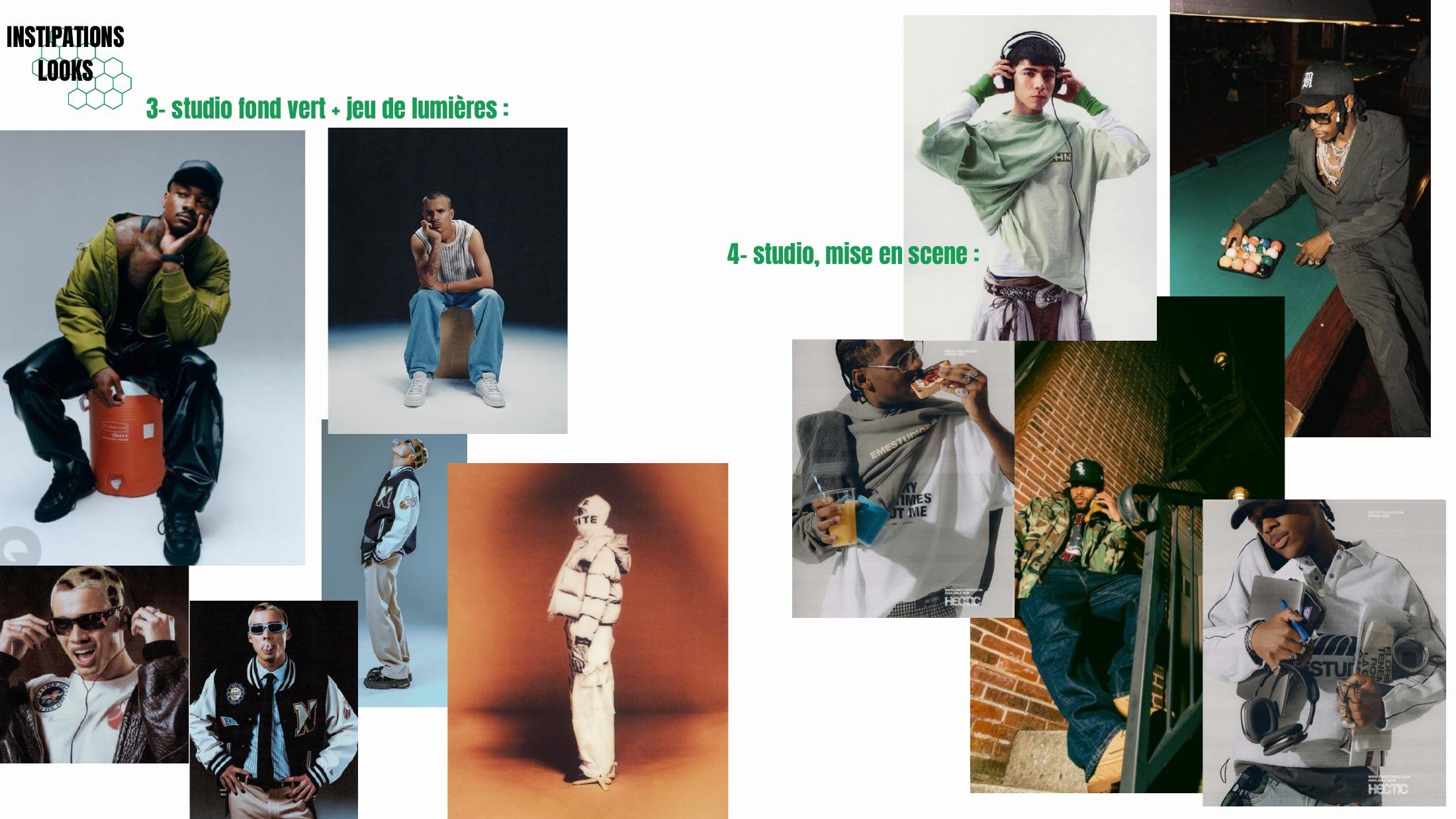 Soubeiran presskit styling references for studio looks